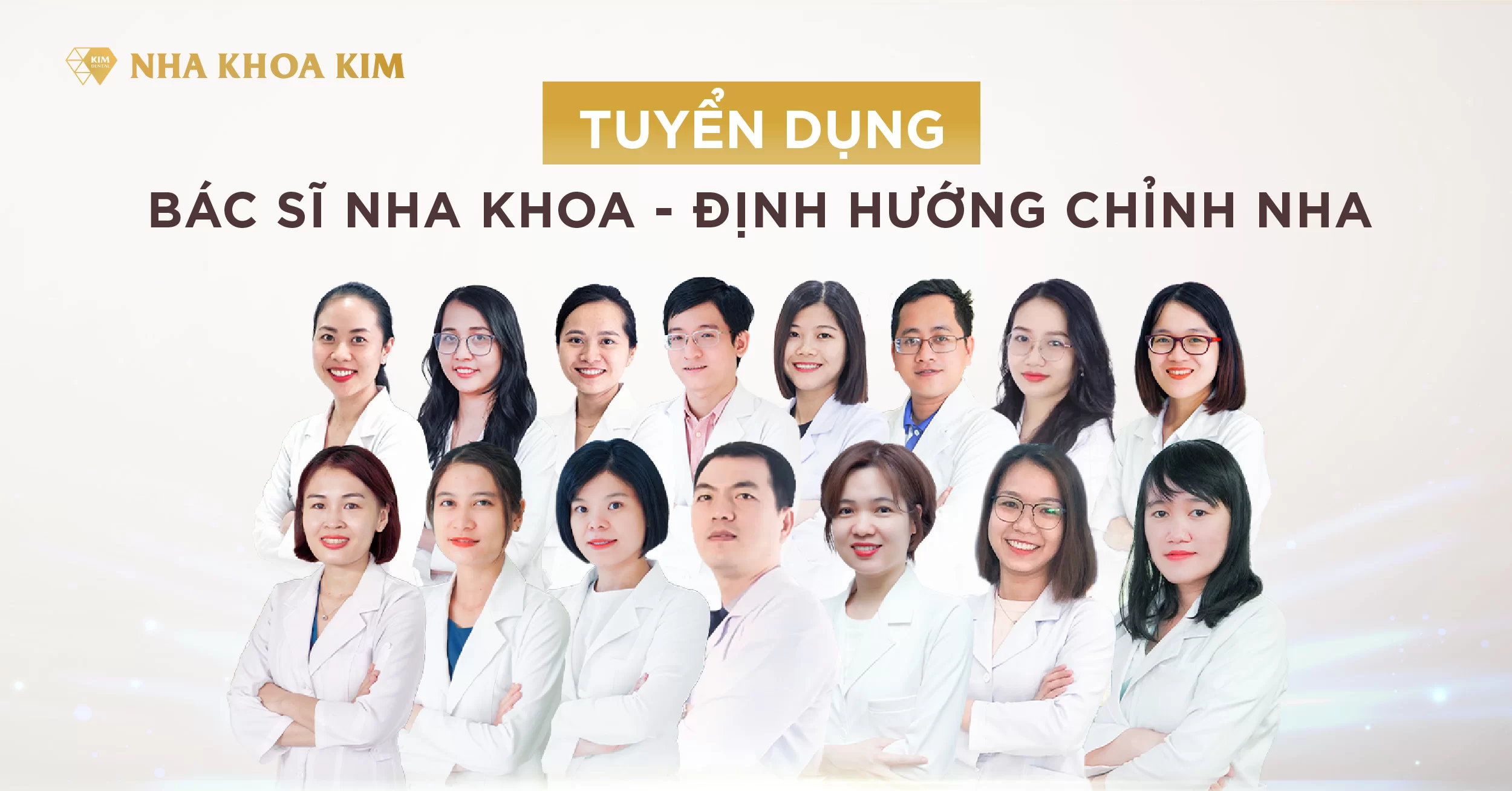 Nha Khoa Kim tuyển dụng bác sĩ nha khoa định hướng Chỉnh nha